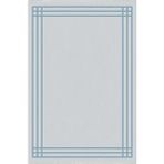 Lofy Halı Minimal Buz Mavi Salon Halısı Kaymaz Taban 160x230 Cm Çok Renkli
