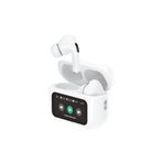 Logia Dokunmatik LED Ekranlı Bluetooth Kulaklık Touch Screen Beyaz Renk Bluetooth Kulaklık