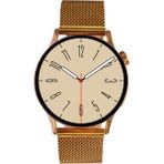 Logia Gt2 20 mm Metal Kordon Çinko Alaşım Kasa Altın Siyah Akıllı Saat