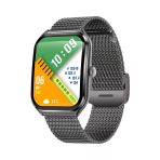 Logia Ultra Thin Edge Akıllı Saat Çelik Kasa Metal Kordon Siyah