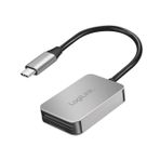 LogiLink CR0050 - Çift Kart Okuyucu, USB-C 3.2 Gen1, SD, SDHC, SDXC, microSD, SDHC, SDXC, MMC ve RS MMC Kartlar için, 1TB'a kadar, Alüminyum