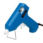 LogiLink WZ0050 - Mini Sıcak Tutkal Tabancası 10 W DIY (Kendin Yap) için İdeal, Renk: Mavi - 2 kartuşlu Ø7,2 mm