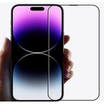 Logis Apple İphone 15 Pro Max Uyumlu Tam Kaplayan 5D Anti Statik Ekran Koruyucu Cam