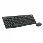 Logitch Mk295 Q Türkçe Kablosuz Siyah Klavye Mouse Set