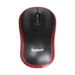 Logitech 910-002237 M185 Siyah Kırmızı Nano Kablosuz Mouse