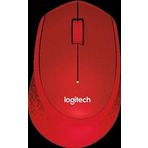 LOGITECH 910-004911, M330 Kırmızı, USB Nano 2,4G Kablosuz, 1000dpi, Optik, 3 Tuşlu, 24ay Pil Ömrü, S