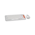 Logitech 920-013076 POP Icon Combo Beyaz Turuncu Kablosuz Türkçe Q Klavye Mouse Set