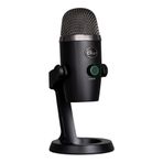 Logitech Blue Yeti Nano Premium USB Mikrofon, Kayıt, Akış, Oyun, PC ve Mac'te Podcasting için, Blue VO!CE efektleri, böbrek ve küre karakteristiği, gecikmesiz izleme - siyah