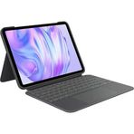 Logitech Combo Touch 11 İnç İpad Pro M4 İle Uyumlu Türkçe Klavyeli Tablet Kılıfı - Gri 920-013125