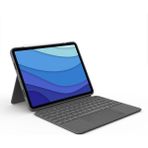 Logitech Combo Touch 11" iPad Pro 1. 2. 3. ve 4. Nesil ile Uyumlu Çok Yönlü Türkçe Klavyeli Kılıf - Gri
