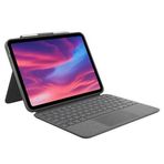 Logitech Combo Touch İpad 10. Nesil Uyumlu Gri Klavyeli Tablet Kılıfı