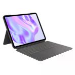 Logitech Combo Touch İpad Pro 13 İnç (M4 Ve M5) (2024 Ve 2025) Klavye Kılıfı - Çıkarılabilir Arkadan Aydınlatmalı Klavye Ve Tutucu, Rahat Yazma, Çoklu Kullanım Modu, Deu Qwertz Grafit
