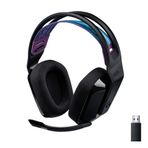Logitech G 535 LIGHTSPEED Kablosuz Oyun Mikrofonlu Kulaklık - Hafif Supra-Aural Kulaklık, Sessiz Mikrofon, Stereo Ses, PC ile Uyumlu, PS4, PS5, USB ile Şarj Edilebilir - Siyah