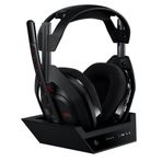Logitech G Astro A50 Omni-Platform Kablosuz Oyun Kulaklığı + PS5, Xbox, PC için Baz İstasyonu: PLAYSYNC Ses Değiştirici, <16 bit/48 kHz (Konsol), <24 bit/48 kHz (PC), 24 saat Pil, 2.4 GHz ve BT -