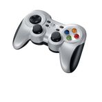 Logitech G F710 Kablosuz Gamepad, 2.4 GHz Kablosuz Bağlantı Özelliği, Çift Titreşimli Bildirim Motoru, 4 Tuşlu Hassas D-Pad, XID Modu, Gri