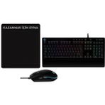 Logitech G G102 Oyuncu Mouse ve G213 Klavye Seti Kablolu RGB Aydınlatma ile Ergonomik Oyun Deneyimi