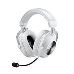 Logitech G PRO X 2 LIGHTSPEED Kablosuz Oyuncu Kulaklığı, Çıkarılabilir Boom Mikrofon, 50 mm Grafen Sürücüler, DTS:X Headphone 2.0, 7.1 Surround, Bluetooth/USB/3.5 mm Aux, PC, PS5, PS4, Switch, Beyaz
