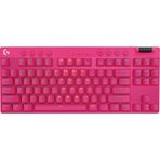 Logitech G Pro X TKL Lıghtspeed RGB Oyuncu Klavye pembe
