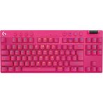 Logitech G Pro X Tkl Lightspeed Tactile Magenta Kablosuz Oyuncu Klavyesi
