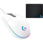 Logitech G102 Beyaz Lightsync Mouse + Oem Gaming Mouse Pad