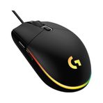 Logitech G102 Lightsync Optik Kablolu Oyuncu Mouse + Mousepad siyah