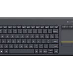 Logitech K400 Plus Dokunmatik Yüzeyli Usb Bağlantılı Türkçe Q Tv Klavyesi -Siyah
