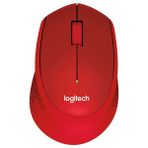 Logitech Logıtech M330 Kablosuz Optik Mouse 1000DPI Ev - Ofis Kullanımı İçin Kırmızı