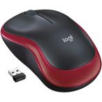 Logitech M185 Kablosuz Kırmızı Mouse - Kırmızı - Siyah