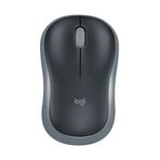 Logitech M185 Kablosuz Mouse Siyah-Gri USB Alıcı Küçük Boy