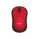 Logitech M185 Kablosuz Mouse'u; USB Mini Alıcı ile 2.4GHz, Pil Ömrü 12-Ay, 1000 DPI Optik, Çeşitli Yönlü, PC, Mac ve Dizüstü Bligisayarla Uyumlu - Kırmızı