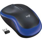 Logıtech M185 Mavi Kablosuz Mouse - Çok Renkli