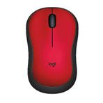 Logitech M220 Kırmızı Sessiz Kompakt Kablosuz Mouse