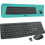 Logitech MK235 Kablosuz Q Klavye Mouse Seti - Çok Renkli