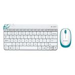 Logitech MK245 Beyaz Nano Kablosuz Q Klavye + Mouse Seti