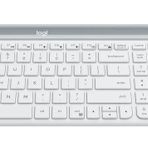 Logitech MK470 Beyaz Kablosuz İnce Q Klavye Mouse Seti
