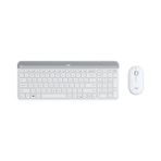 Logitech MK470 Kablosuz Klavye ve Mouse Seti Beyaz Minimalist Tasarım Ev Ofis Kullanımı İçin
