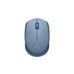 Logitech Outlet M171 USB Alıcılı Kablosuz Kompakt Mouse Açık Mavi 910-006866