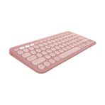 Logitech Pebble Keys 2 K380s Kablosuz Bluetooth Klavye Pembe | Çoklu Cihaz Destekli