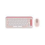 Logitech Pop Icon Combo 920-013077 Pembe Kablosuz Klavye Mouse Seti