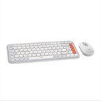 Logitech POP ICON COMBO Kablosuz Klavye ve Mouse Seti, Bluetooth, Konforlu Tasarım, Programlanabilir Tuşlar, Sessiz Tıklamalar, 3 Cihaza Kadar Easy-Switch, Türkçe Q Klavye, Beyaz