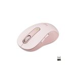 Logitech Signature M650 Büyük Boy Sağ El İçin Sessiz Kablosuz Mouse - Pembe Outlet