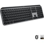 Logitech Siyah Gri Mx Keys Mac İçin Aydınlatmalı Tam Boyutlu Kablosuz İngilizce Q Klavye