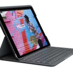 Logitech Slim Folio iPad 10.2 inç 7. Nesil ile Uyumlu Klavyeli Kılıf 920-009481 Gri