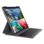 Logitech Slim Folio Pro İpad Kılıfı, Kablosuz Bluetooth Klavyeli, İpad Pro 12,9" 3. Nesil (A1876, A1895, A1983, A2014), 14 İos Özel Tuşu, Manyetik Kapatma - İtalyan Qwerty Düzeni - Grafit
