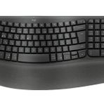 Logitech Wave Keys Kablosuz Ergonomik TR Tuş Dizimi Grafit Klavye