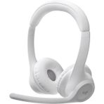 Logitech Zone 300 Gürültü Önleyici Mikrofonlu Kablosuz Bluetooth Kulaklık - Beyaz