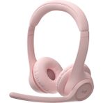 Logitech Zone 300 Pembe Kablosuz Bluetooth Gürültü Önleyici Mikrofonlu Kulaklık