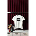 Logo Baskılı Beyaz Erkek T-Shirt - M