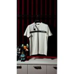 Logo Baskılı Beyaz Erkek T-Shirt - XXL