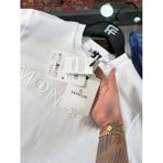 Logo Baskılı Erkek T-Shirt - Beyaz